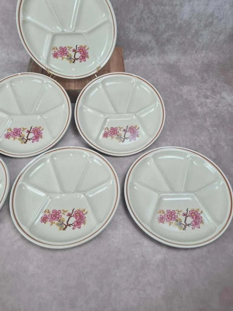 Platos compartimentados Gien vintage 🌸 Juego de 6 – photo 4